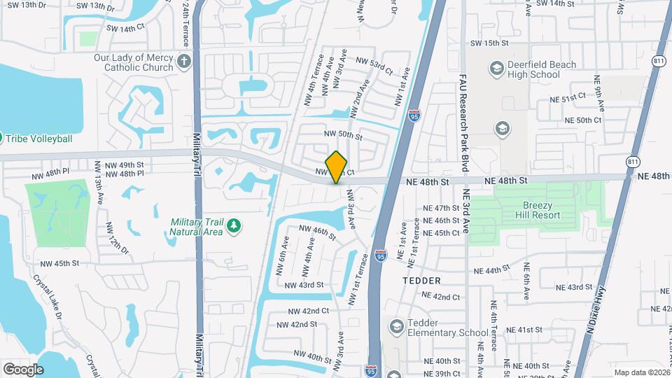4741 NW 3rd Terrace Mapa y Detalles de la Ubicación