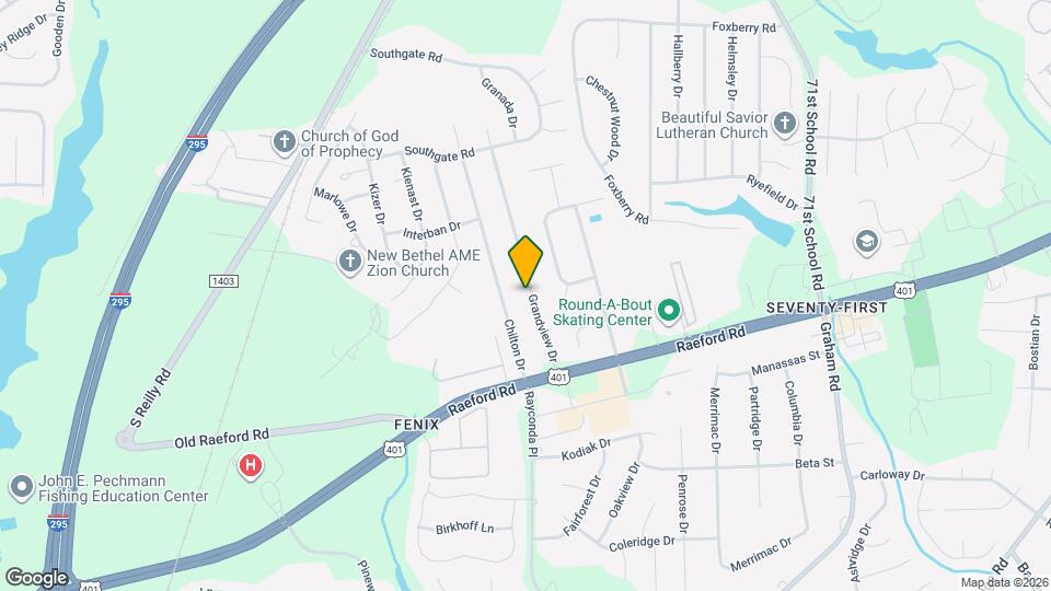 1622 Grandview Dr Map and Location Details