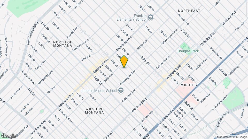 923 17th St Map and Location Details