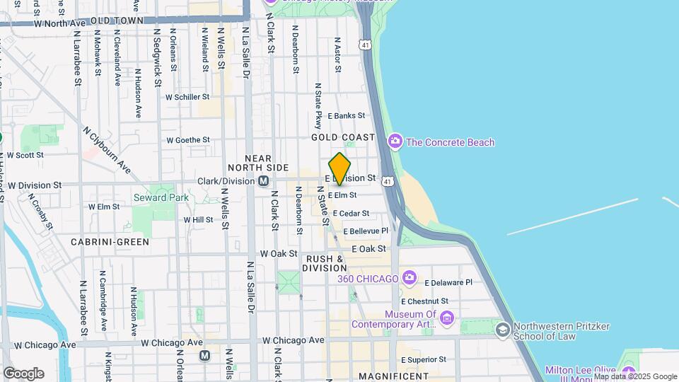 30 E Elm St, Unit 11B Map and Location Details