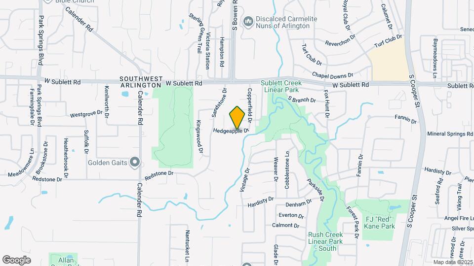 2416 Hedgeapple Dr Map and Location Details