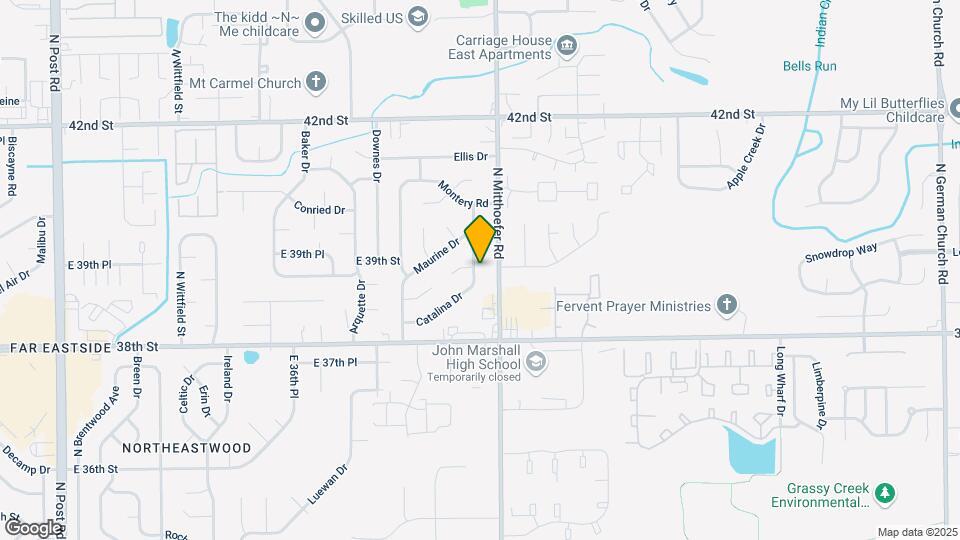 3845 Delmont Dr Map and Location Details