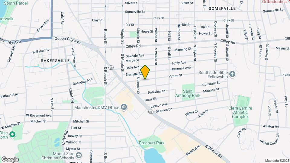 125 Vinton St Map and Location Details