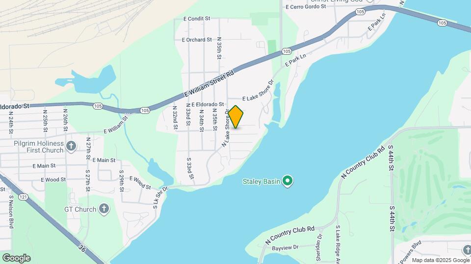 3606 E Hardy St Map and Location Details