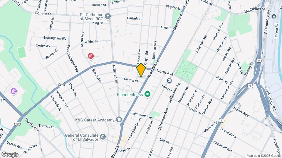 1247 Clinton Pl Mapa y Detalles de la Ubicación