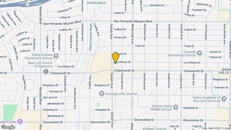 17834 Los Alimos St Mapa y Detalles de la Ubicación
