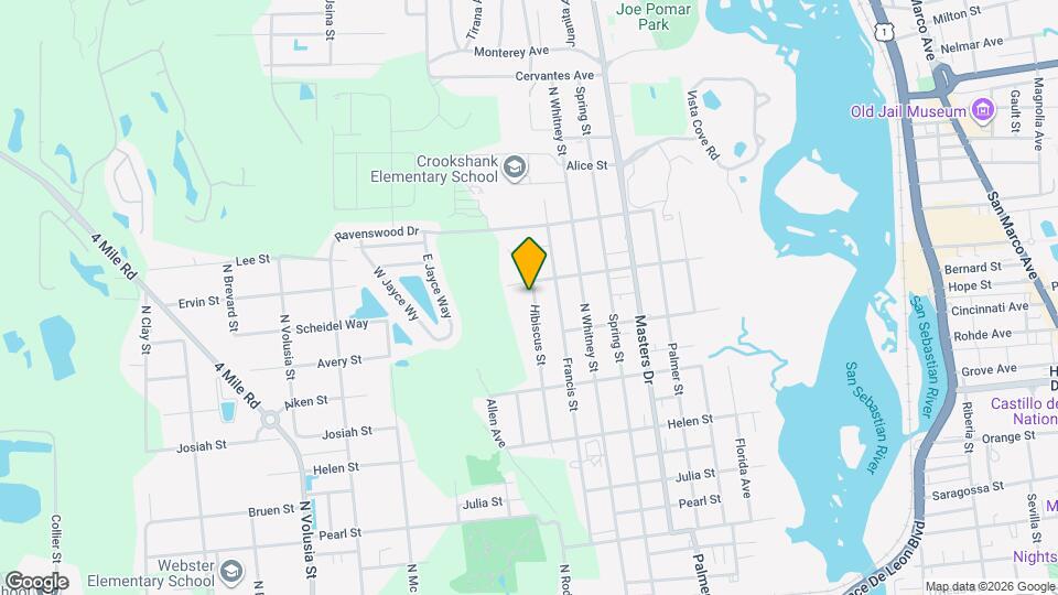 1241 Hibiscus St Map and Location Details