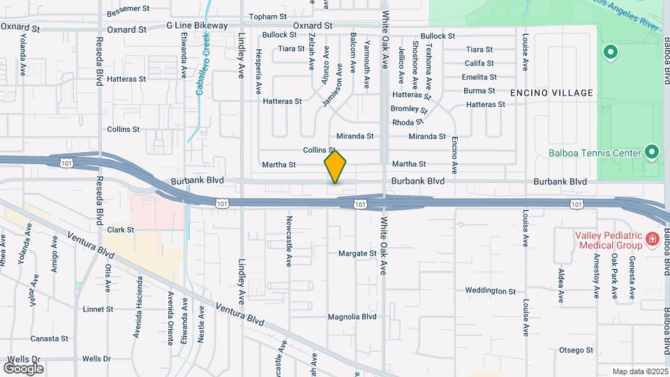 Villa Burbank Mapa y Detalles de la Ubicación