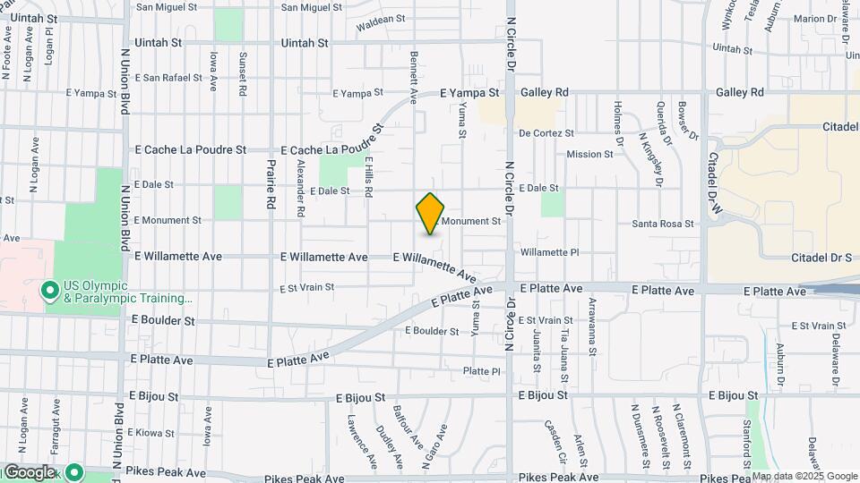 609 Bennett Ave Map and Location Details