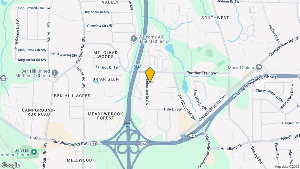 2150 Meadowlane Dr SW Map and Location Details
