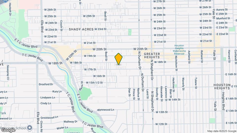 951 W 17th St Map and Location Details