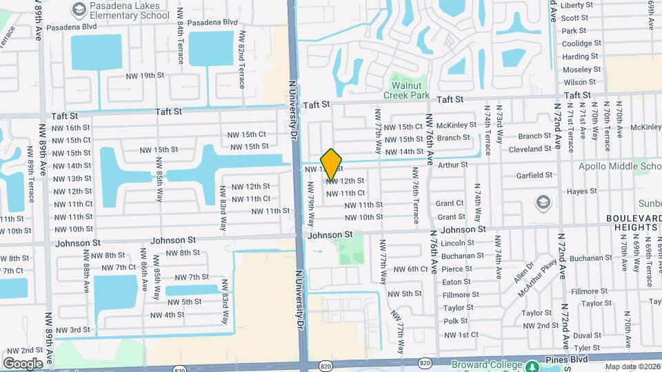 7910 NW 12th St Mapa y Detalles de la Ubicación