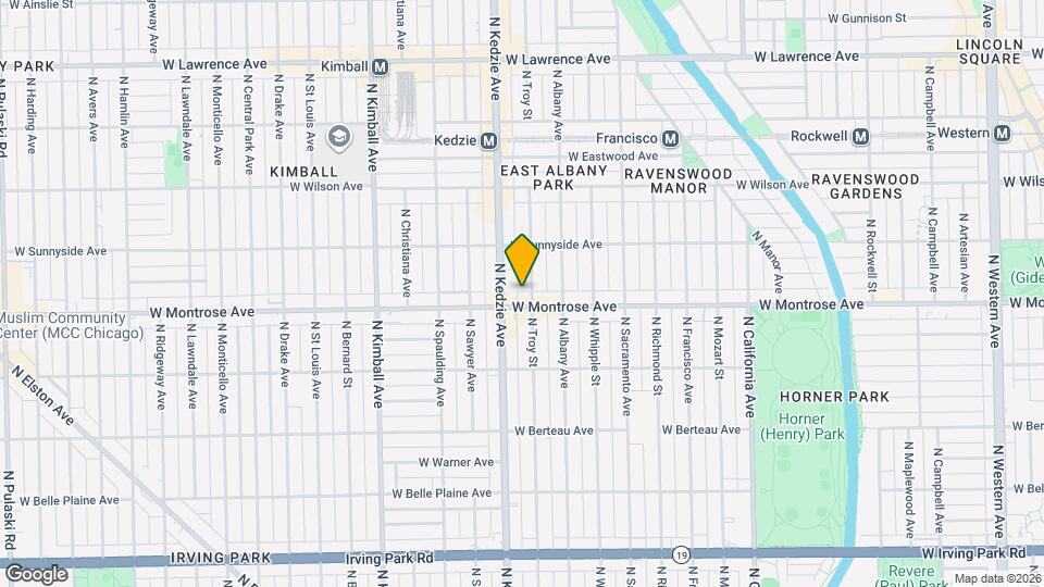 3241 N Damen Ave, Unit 4 Map and Location Details