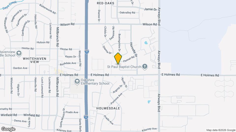 2016 Pennel Rd Map and Location Details