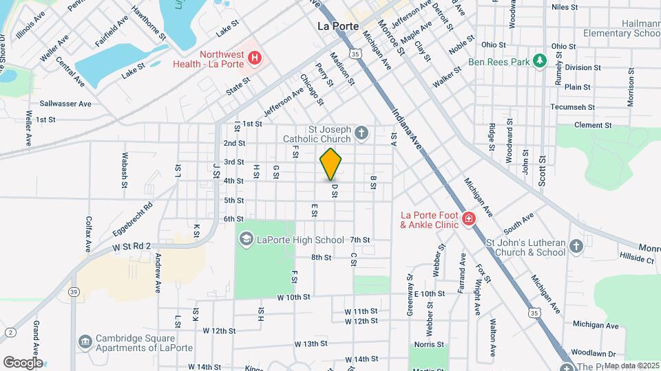 402 D St Map and Location Details
