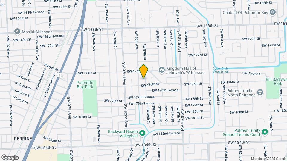 17500 SW 89th Ct Map and Location Details