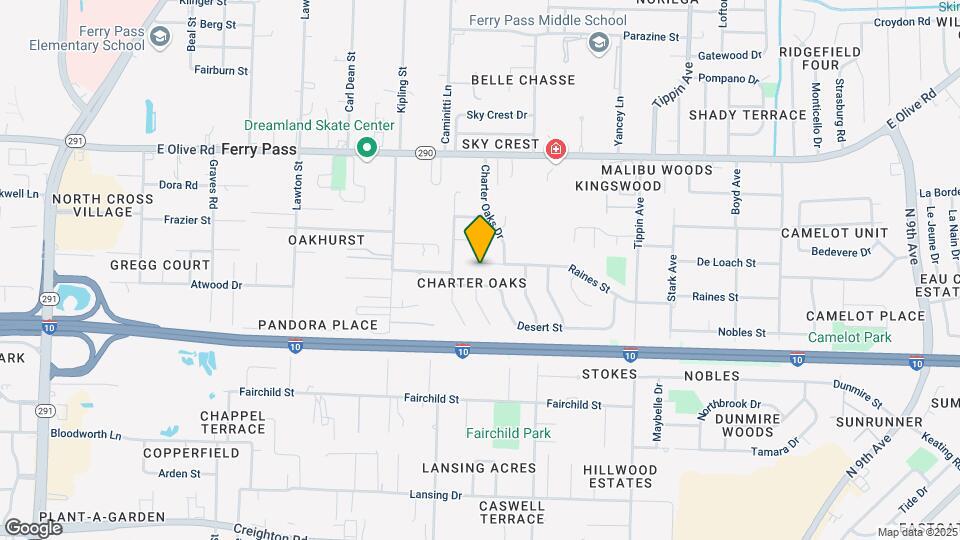 2941 Raines St Map and Location Details