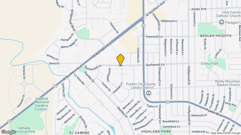 2101 Chatalet Ln Map and Location Details