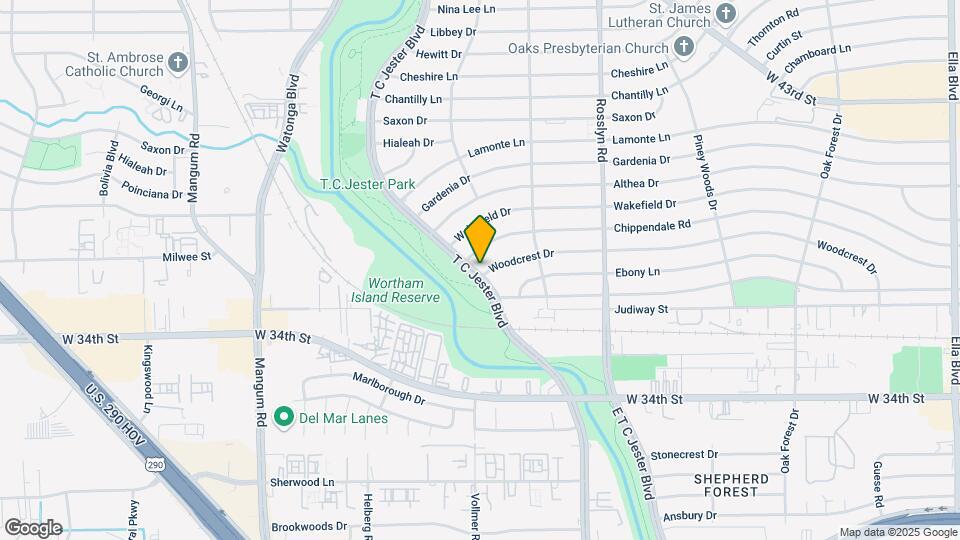 2126 Woodcrest Dr Map and Location Details
