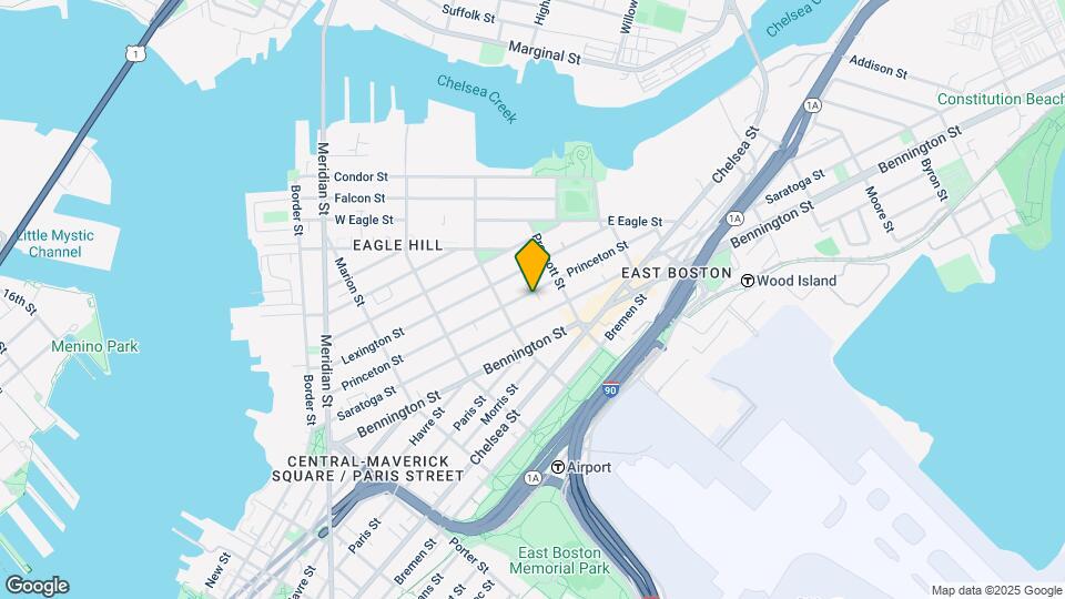 229 Princeton St, Unit 3 Map and Location Details