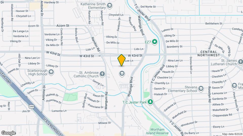 4613 Libbey Dr Map and Location Details