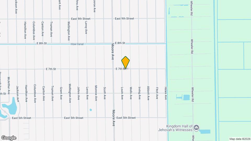 4102 E 7th St Map and Location Details