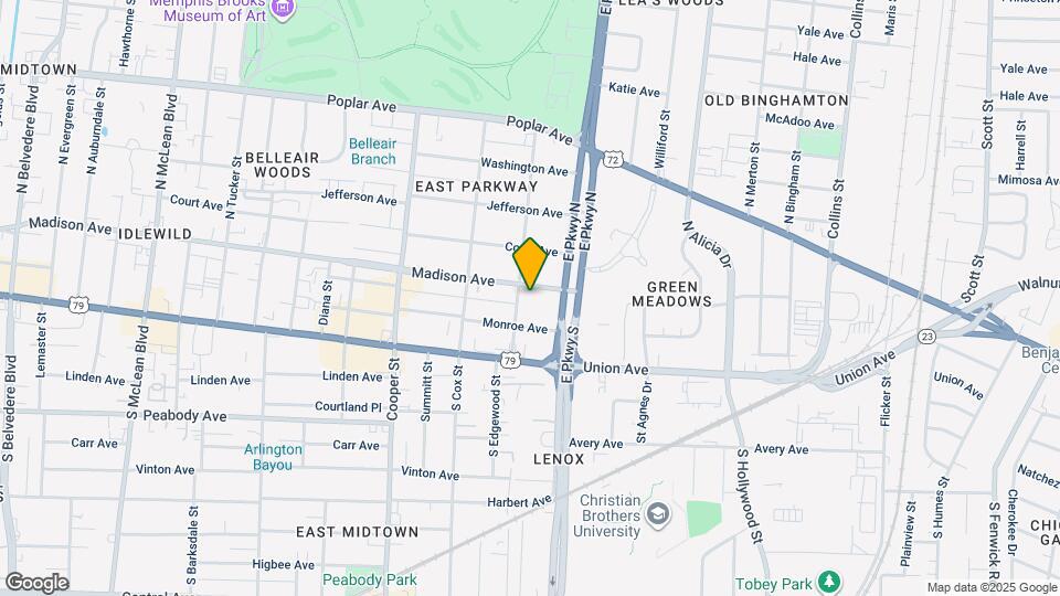 2291 Madison Ave Map and Location Details