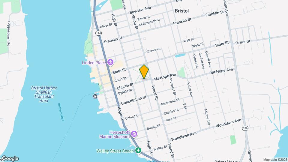 110 Church St, Unit 1 Map and Location Details