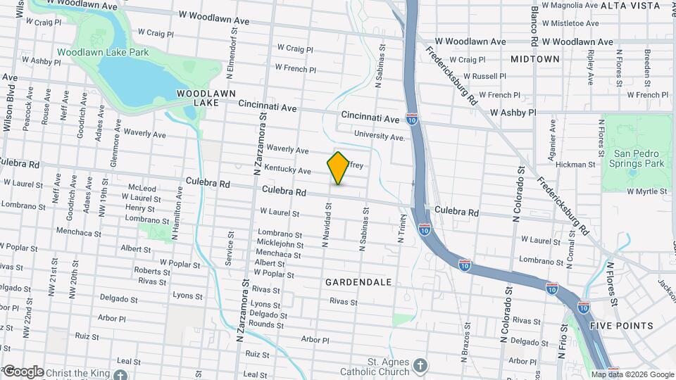 843 Culebra Rd Map and Location Details