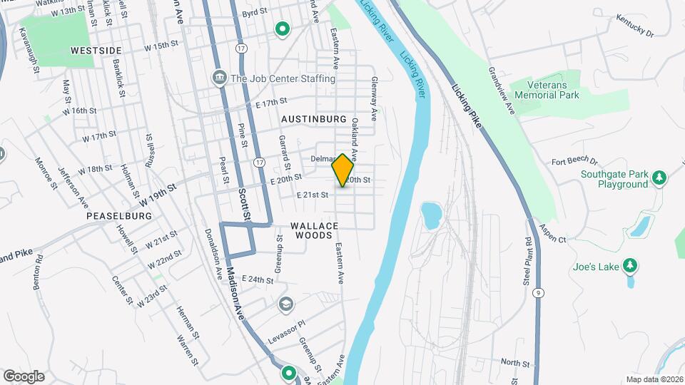 508 E 21st St Map and Location Details