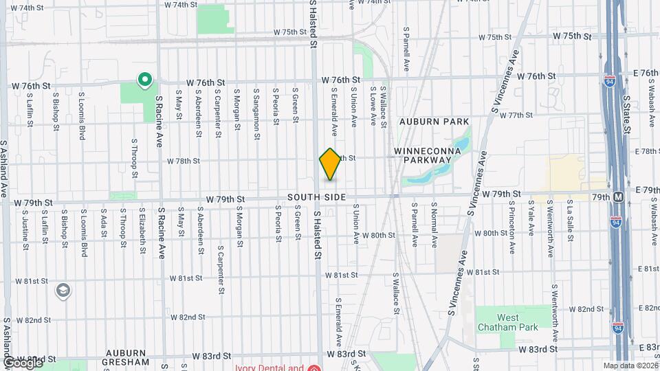 7836 S Emerald Ave Mapa y Detalles de la Ubicación