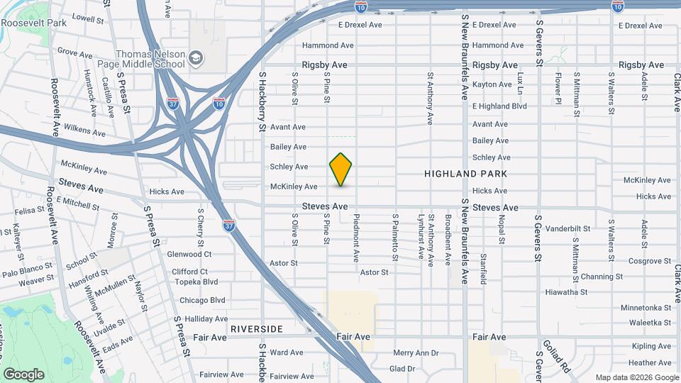 1118 McKinley Ave Mapa y Detalles de la Ubicación