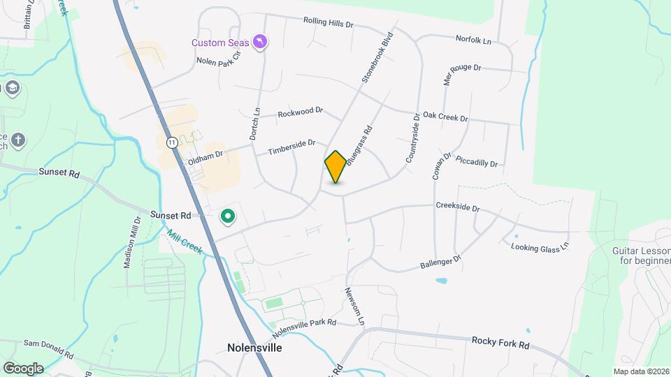 1203 Countryside Dr Map and Location Details