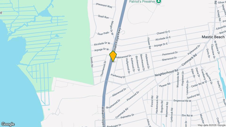 301 William Floyd Pkwy Map and Location Details