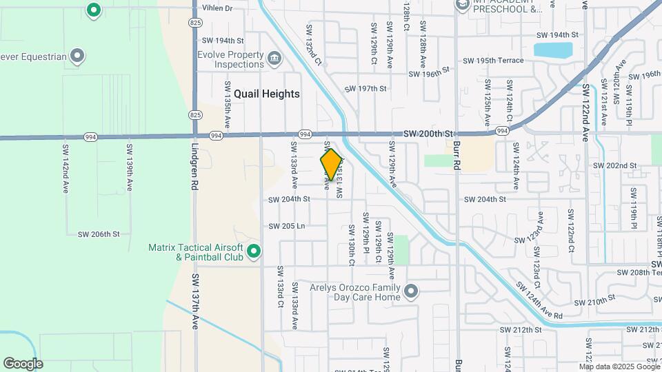 20305 SW 132nd Ave Map and Location Details