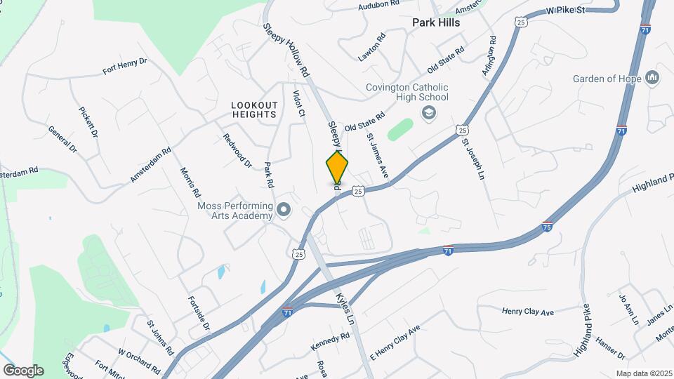 1307 Sleepy Hollow Rd Map and Location Details