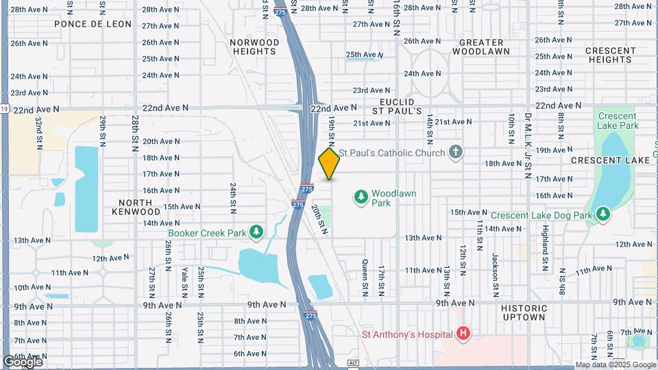 1900 16th Ave N Map and Location Details