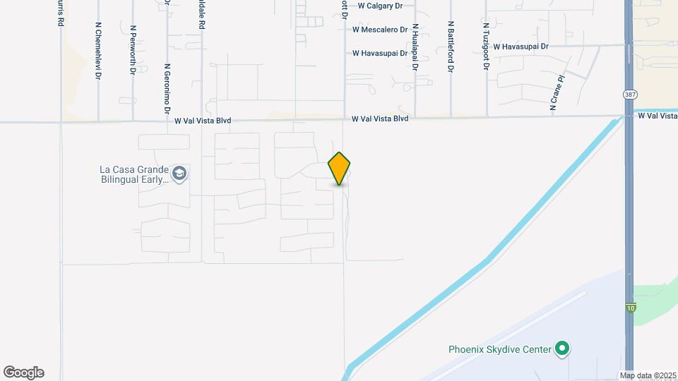 3492 N Cinnabar Ln Map and Location Details