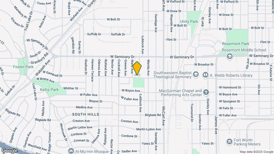 4440 Lubbock Ave Map and Location Details