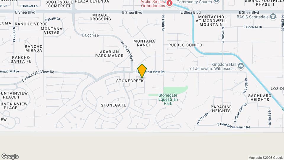 11880 E Appaloosa Pl Map and Location Details