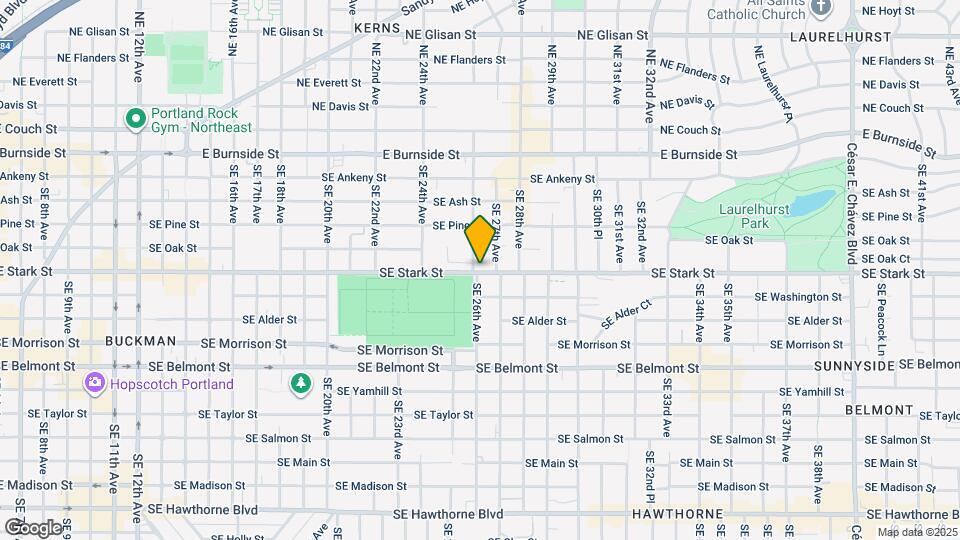 2617 SE Stark St Mapa y Detalles de la Ubicación
