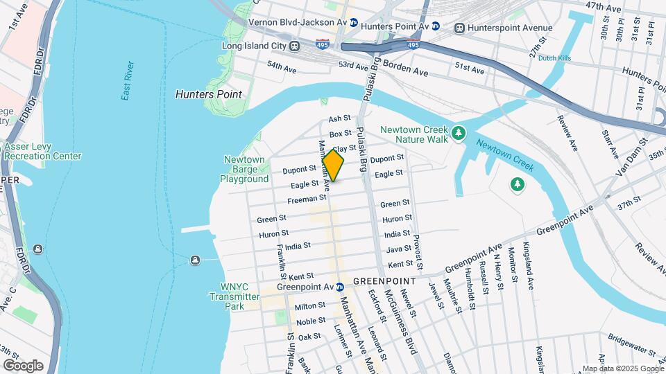 1056 Manhattan Ave Map and Location Details