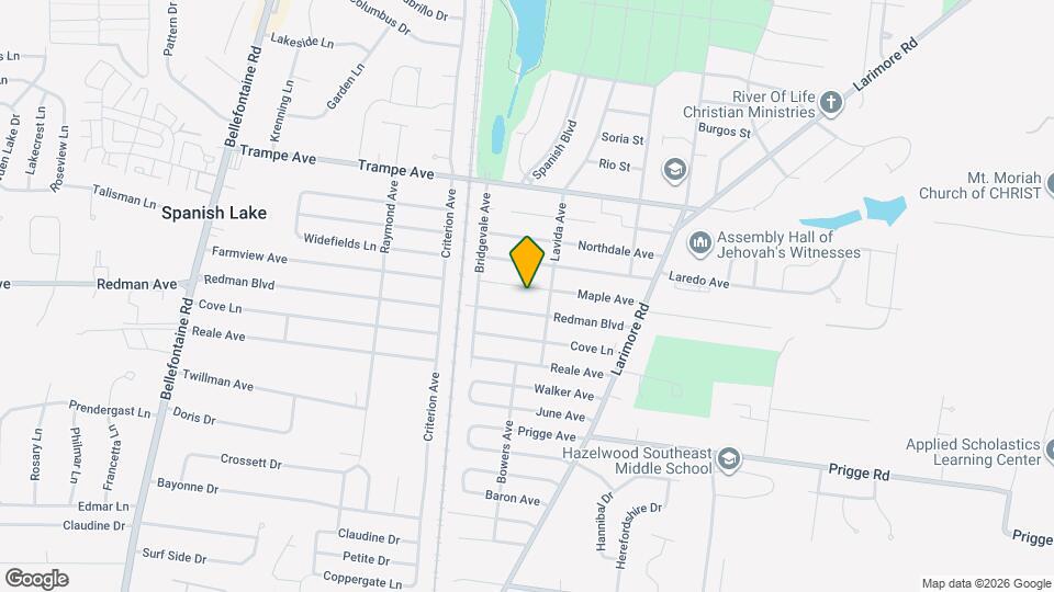 1218 Maple Ave Map and Location Details