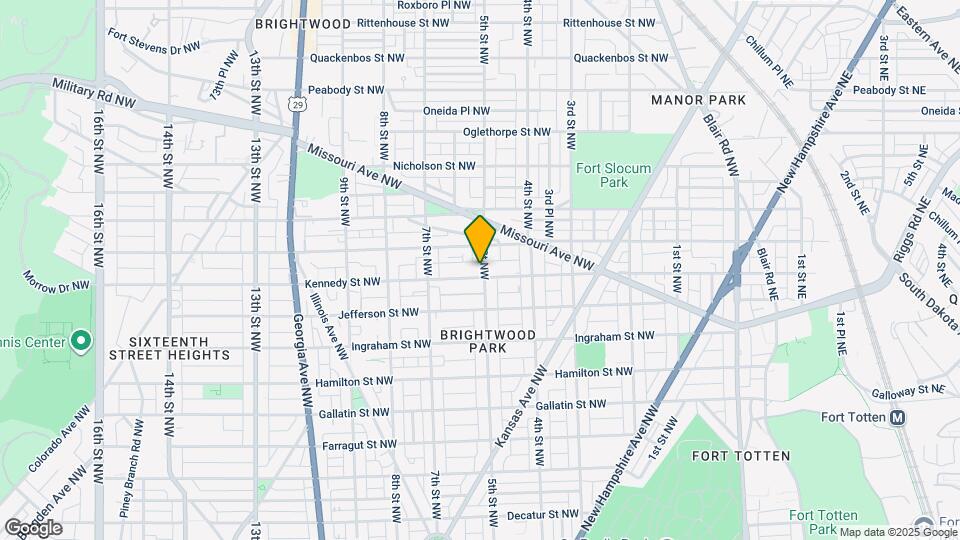 501 Kennedy St NW Map and Location Details