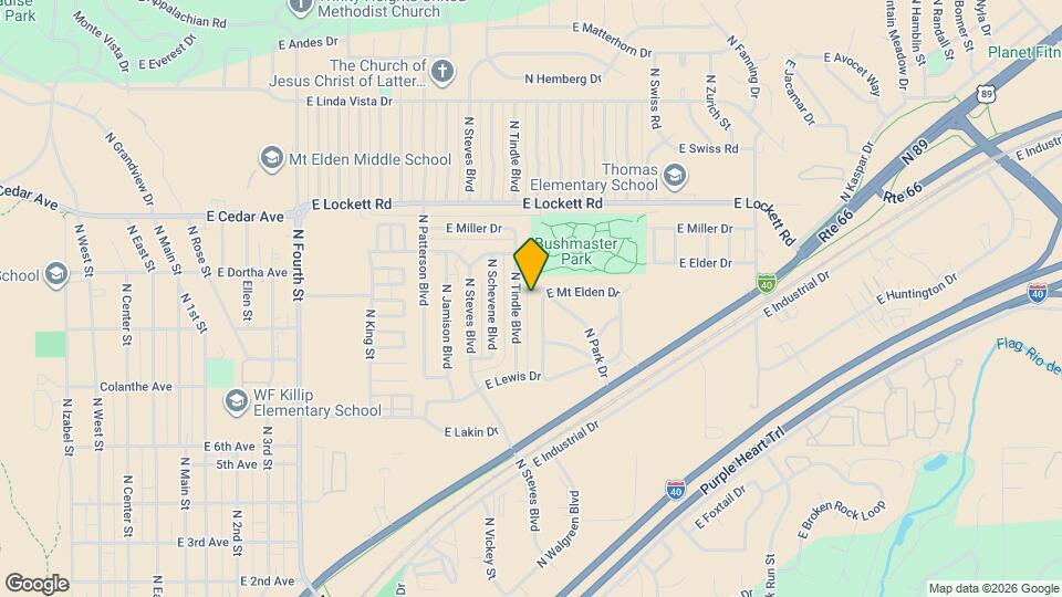 3125 N Alta Vista Dr Map and Location Details