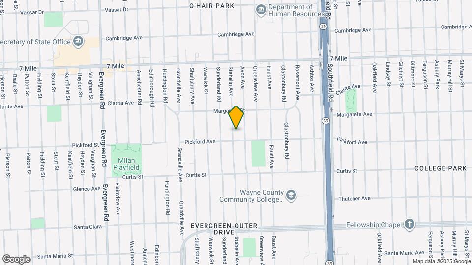 18428 Stahelin Ave Map and Location Details