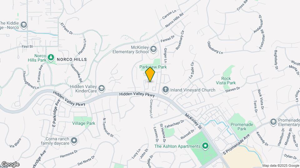 1015 La Terraza Cir Map and Location Details