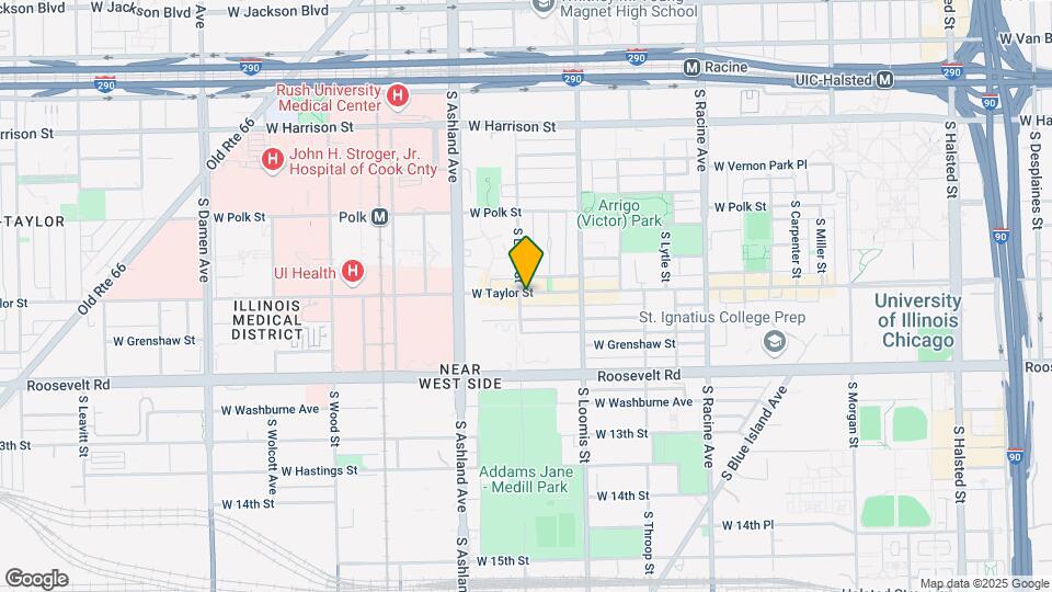 1455 W Taylor St Map and Location Details
