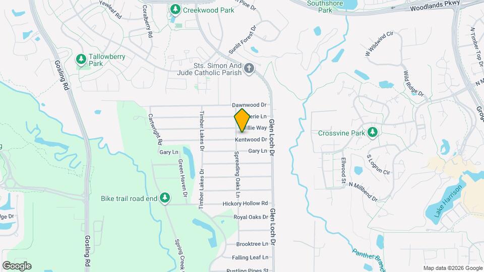 3318 Kentwood Dr Map and Location Details