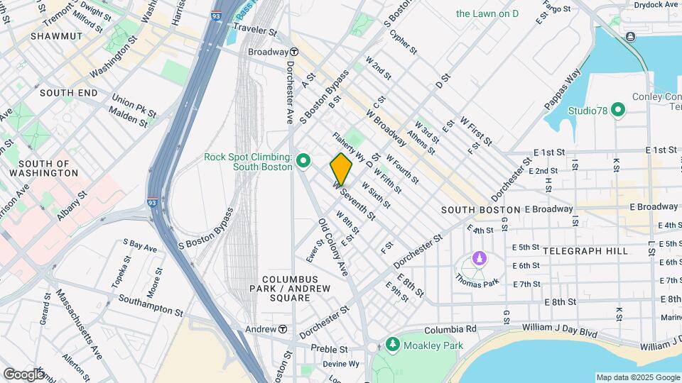 95 W 7th St, Unit 1 Map and Location Details